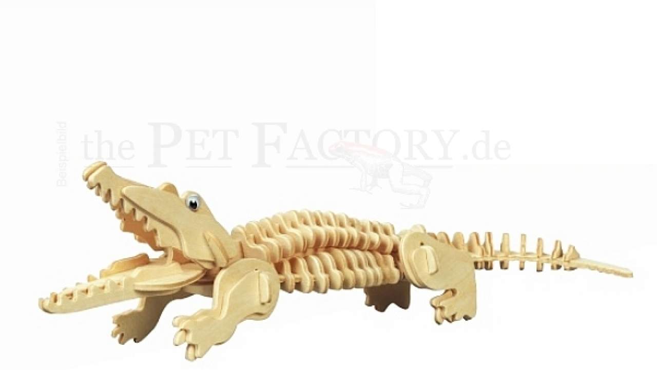 3D-Holzpuzzle, Tiermotiv, Insekten, Reptilien, Spinne, Fisch
